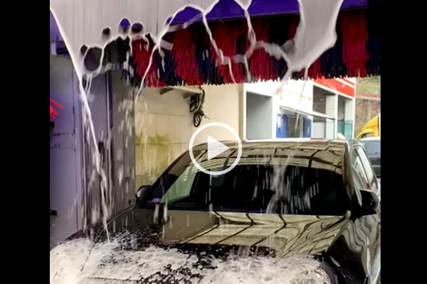 Vídeo tunel de lavado Estación Servicio Acitain Avia Eibar