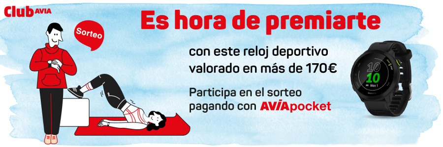 promoción club avia relog inteligente