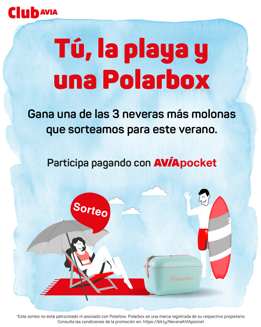 Sorteo 3 neveras Polarbox promoción club Avia