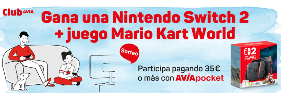 Gana una Nintendo Switch 2 + Mario Kart